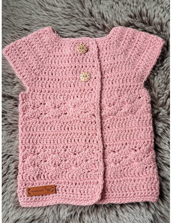 Baby vestje / oudroze