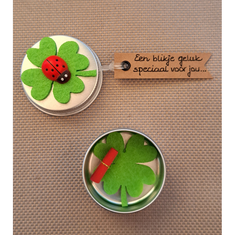 Blikje Geluk / Lieveheersbeestje