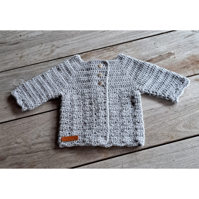 Baby jasje, lichtgrijs