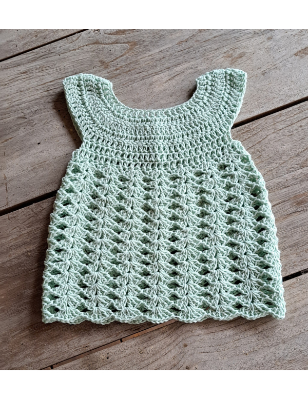 Baby jurkje , mintgroen